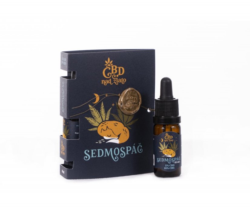 CBD nad zlato - Sedmospáč 5% CBD + 10% CBG