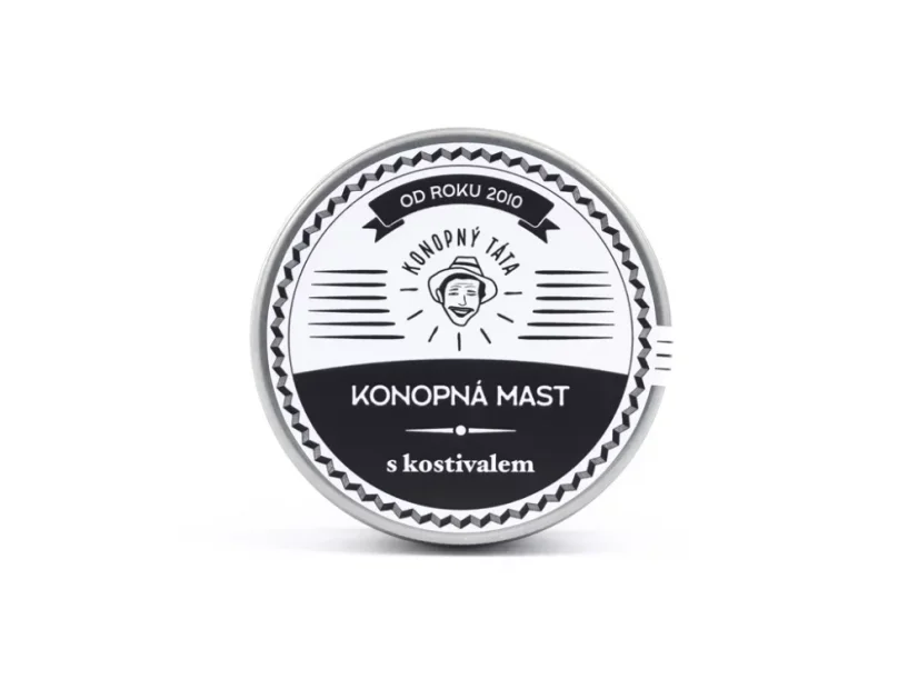 Konopná masť s kostihojom 80 ml Konopný Táta