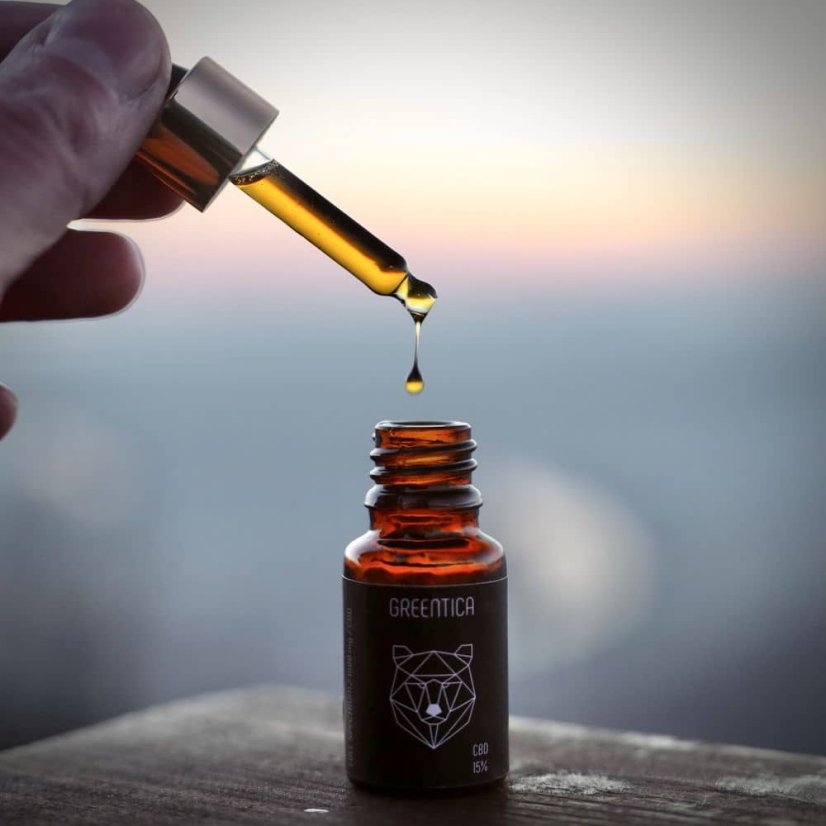 CBD olej 15%, 10 ml Greentica