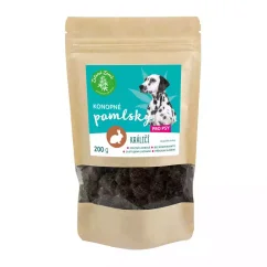 Konopné pamlsky pre psov, príchuť králik 200 g