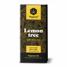 Vapovacia sada 85% CBD, 600 mg Happease Classic Lemon tree