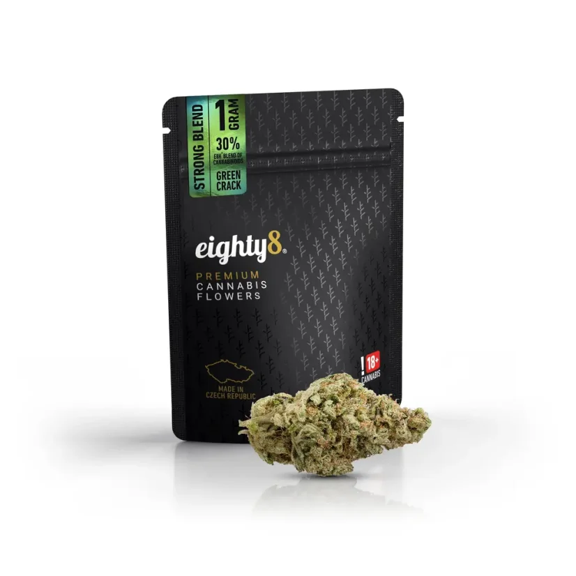 E8High kvety Green Crack 30%, 1 g Eighty8 E8High kvety Green Crack 30%, 1 g Eighty8