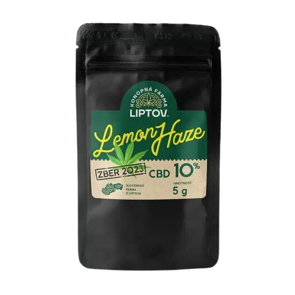 CBD kvety Lemon Haze 10% Konopná farma Liptov - Hmotnosť: 1 g
