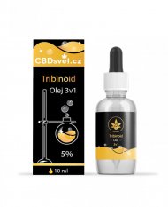 Tribinoid 5% CBD + 5% CBG + 5% CBN 10 ml CBDsvět