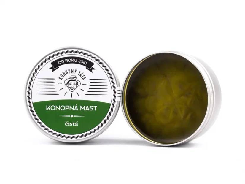 Konopná masť čistá 80 ml Konopný Táta