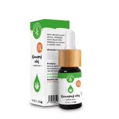 CBD Konopný olej 2%, 10 ml Zelená Země
