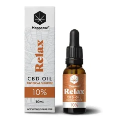 CBD olej Relax 10 ml Tropical sunrise Happease CBD olej Relax 10 ml Tropical sunrise Happease