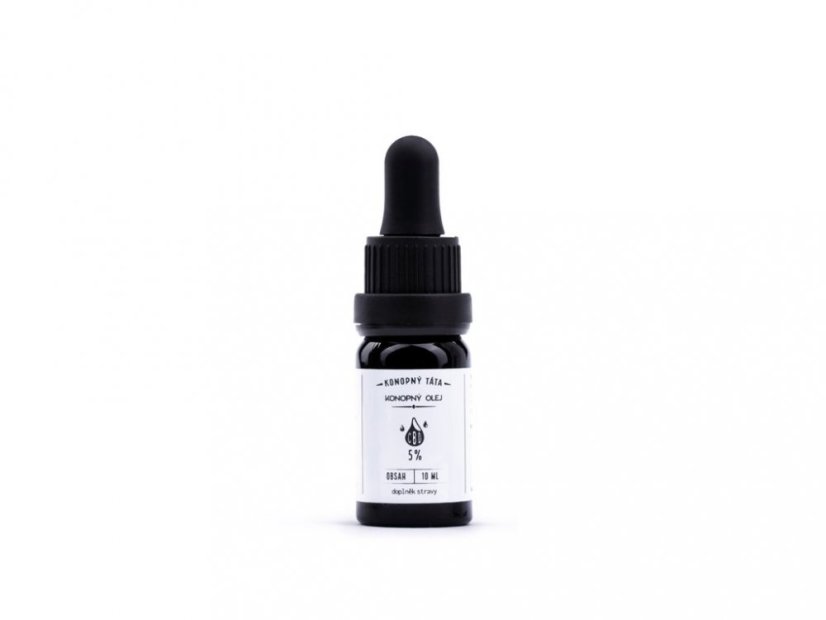 Konopná masť 80 ml + 5% CBD olej 10 ml Konopný Táta