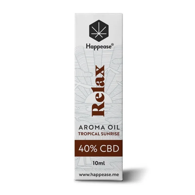 CBD olej Relax 10 ml Tropical sunrise Happease