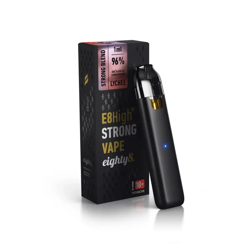 E8High Vaporizačné pero Lychee 1 ml Eighty8