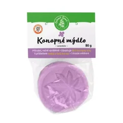 Konopné mydlo - Levanduľa 80 g Zelená Země Konopné mydlo - Levanduľa 80 g Zelená Země