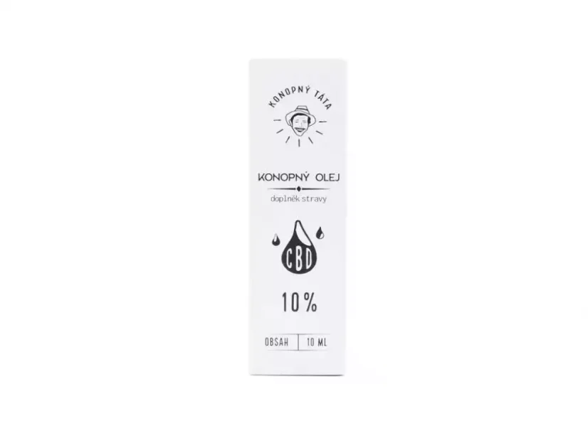 CBD Konopný olej 10%, 10 ml Konopný Táta