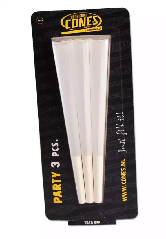 Predrolované dutinky veľ. PARTY 140mm, 3ks Cones