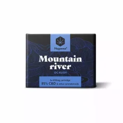 Cartridge 1 ks, 85% CBD, 600 mg Mountain river Happease Cartridge 1 ks, 85% CBD, 600 mg Mountain river Happease