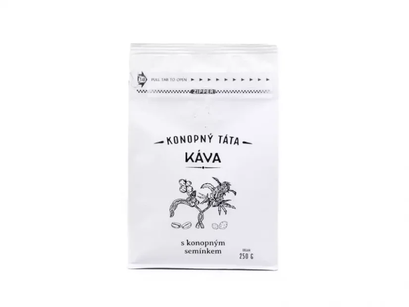 Konopná káva 250 g Konopný Táta