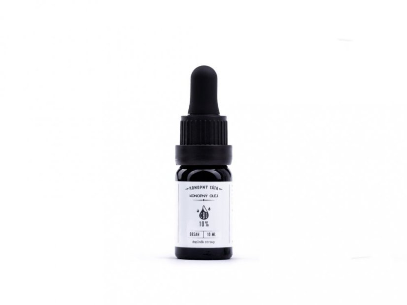 Konopná masť 80 ml + 15 ml + 10% CBD olej Konopný Táta