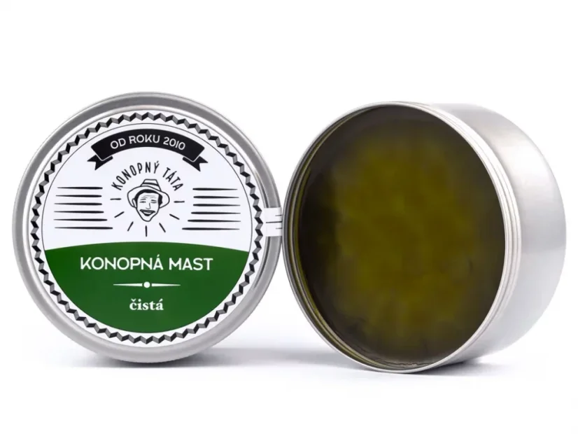 Veľká konopná masť čistá 200 ml Konopný Táta