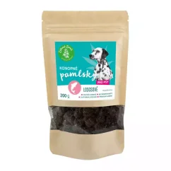 Konopné pamlsky pre psov, príchuť losos 200 g