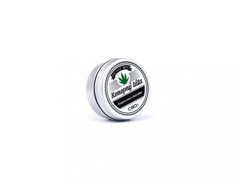 Konopná masť 80 ml + 15 ml + 10% CBD olej Konopný Táta