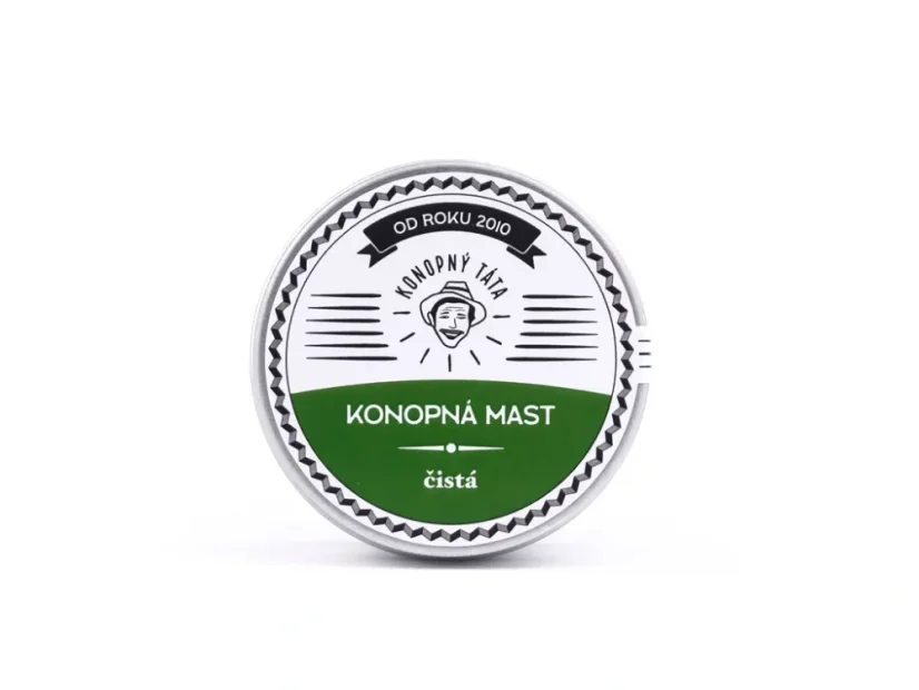 Konopná masť čistá 80 ml Konopný Táta