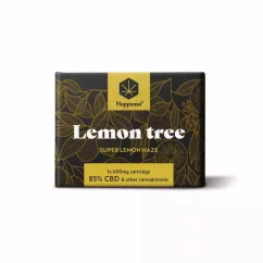 Cartridge 1 ks, 85% CBD, 600 mg Lemon tree Happease Cartridge 1 ks, 85% CBD, 600 mg Lemon tree Happease