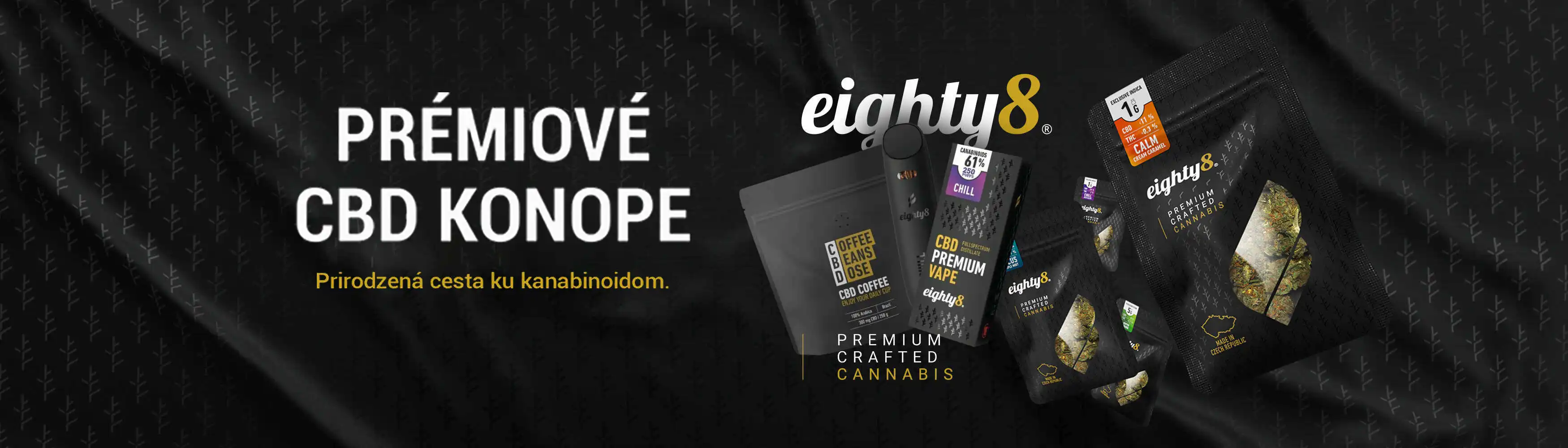 Eighty8 - prémiové CBD konope!