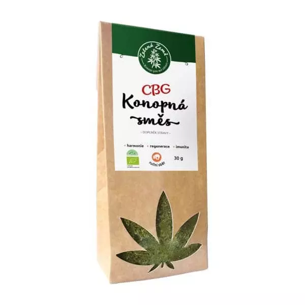 CBG konopná zmes 1,8% BIO 30 g Zelená Země