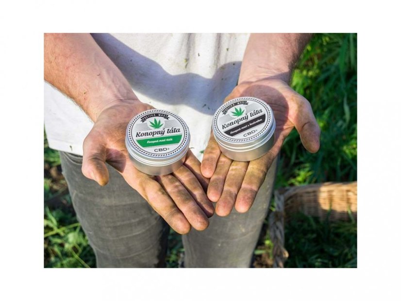 Darčekové balenie CBD mastí Konopného Táty 2x80 ml