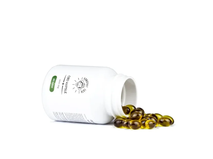 CBD kapsule 1200 mg, 60 ks Konopný táta