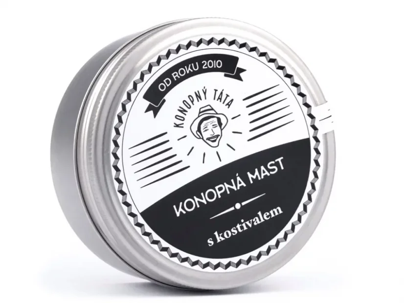 Veľká konopná masť s kostihojom 200 ml Konopný Táta