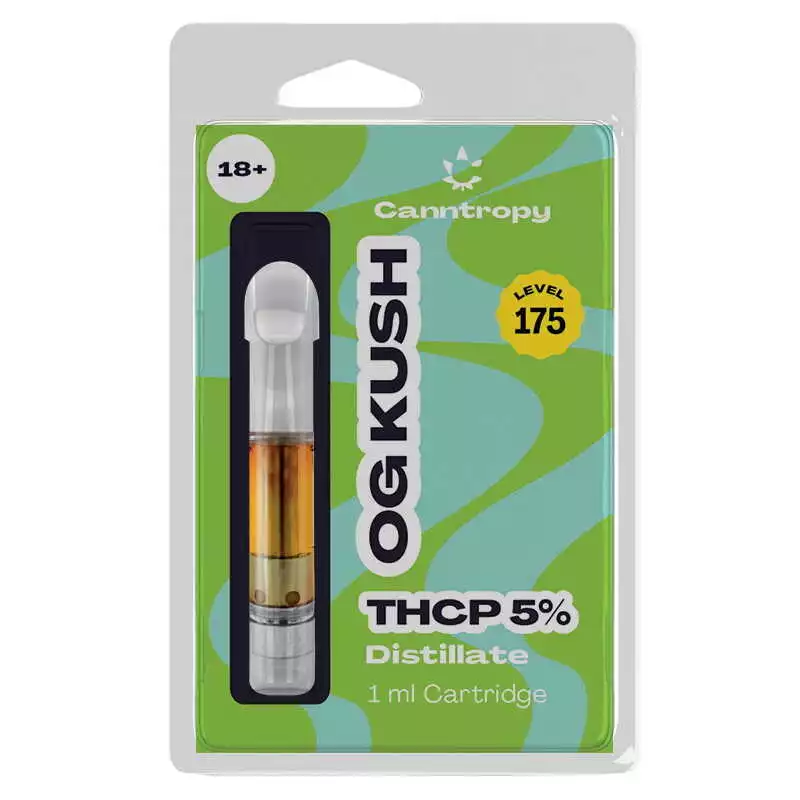 THCP Cartridge OG Kush - 5 % THCP, 90 % CBD, 1 ml Canntropy 