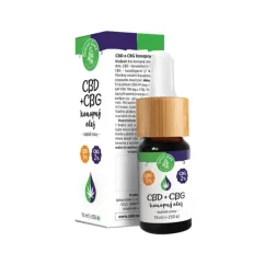 Konopný olej CBD 5% + CBG 2%, 10 ml Zelená Země