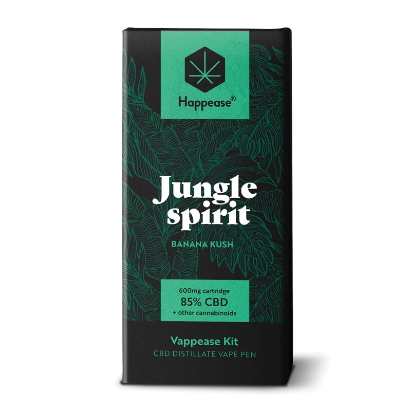Vapovacia sada Classic 85% CBD, 600 mg Jungle spirit Happease