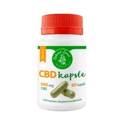 CBD kapsule 600 mg CBD, 60 ks Zelená Země CBD kapsule 600 mg CBD, 60 ks Zelená Země