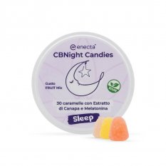 CBNight Gummies 150 mg CBD, 30 ks x 5 mg + Melatonín Enecta