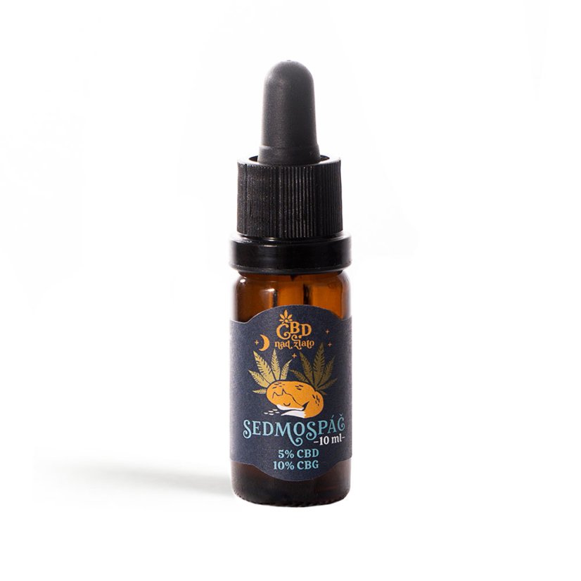 CBD nad zlato - Sedmospáč 5% CBD + 10% CBG