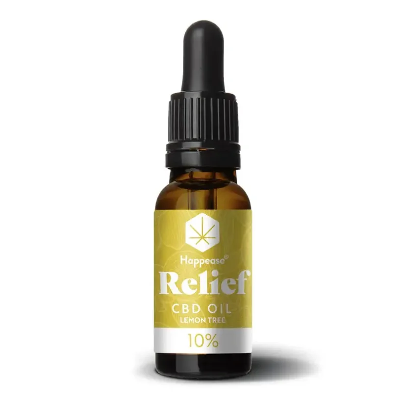 CBD olej Relief 10 ml Lemon tree Happease