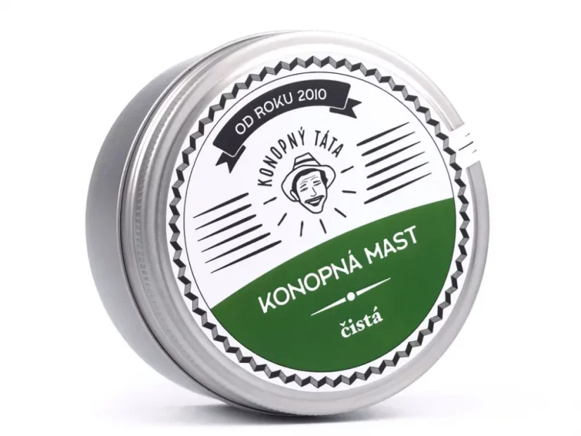 Veľká konopná masť čistá 200 ml Konopný Táta