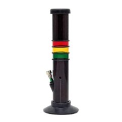 Bongo acrylic Tube Rasta čierne 30 cm