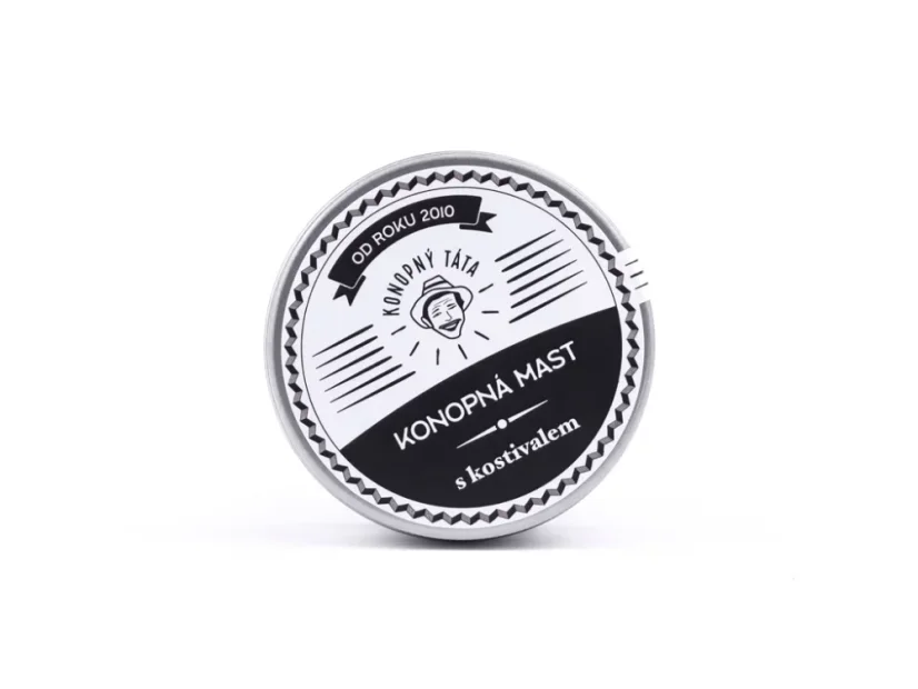 Konopná masť s kostihojom 80 ml Konopný Táta