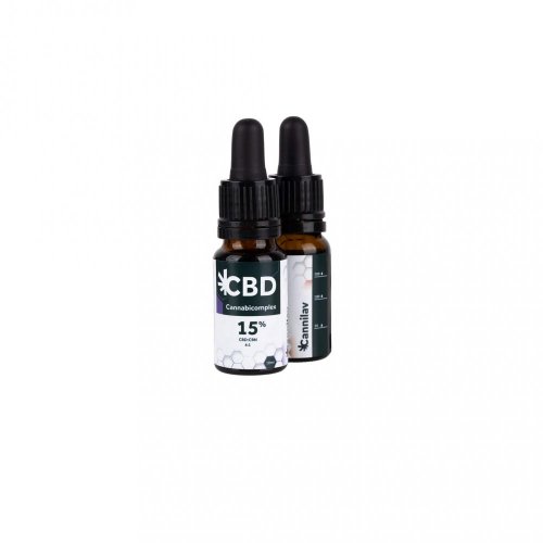 CBD + CBN olej 15%, Cannabicomplex 10 ml Cannilav
