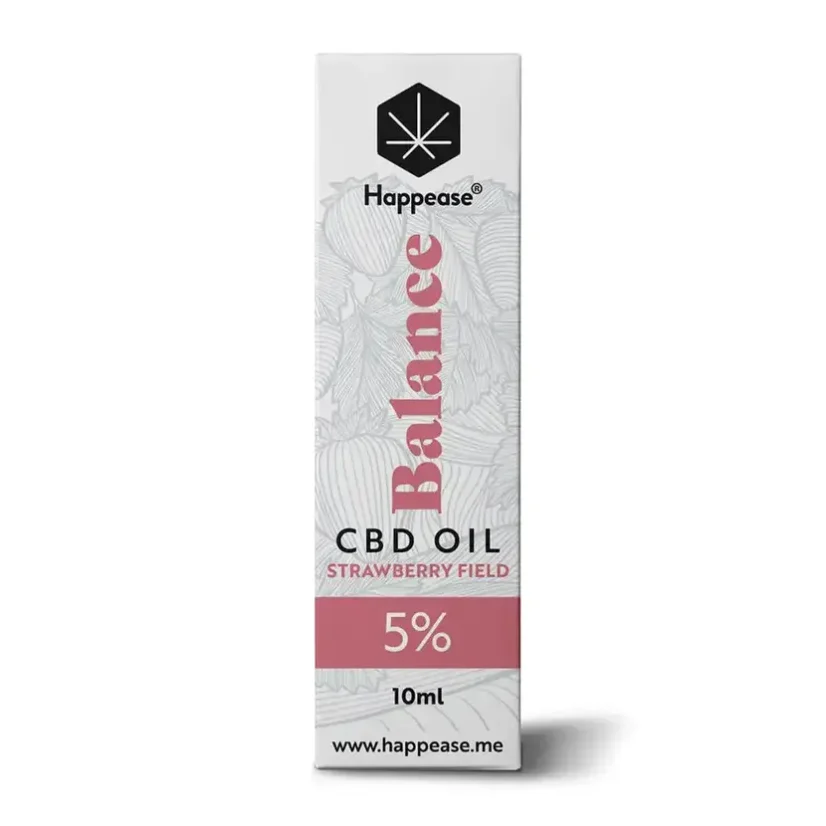 CBD olej Balance 10 ml Strawberry Field Happease
