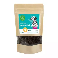 Konopné pamlsky pre psov, príchuť kura 200 g