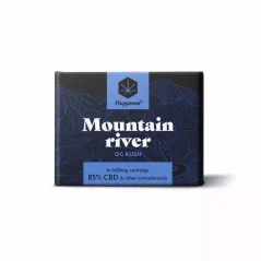 Cartridge 1 ks, 85% CBD, 600 mg Mountain river Happease