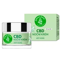 CBD nočný krém 50 ml Zelená Země CBD nočný krém 50 ml Zelená Země
