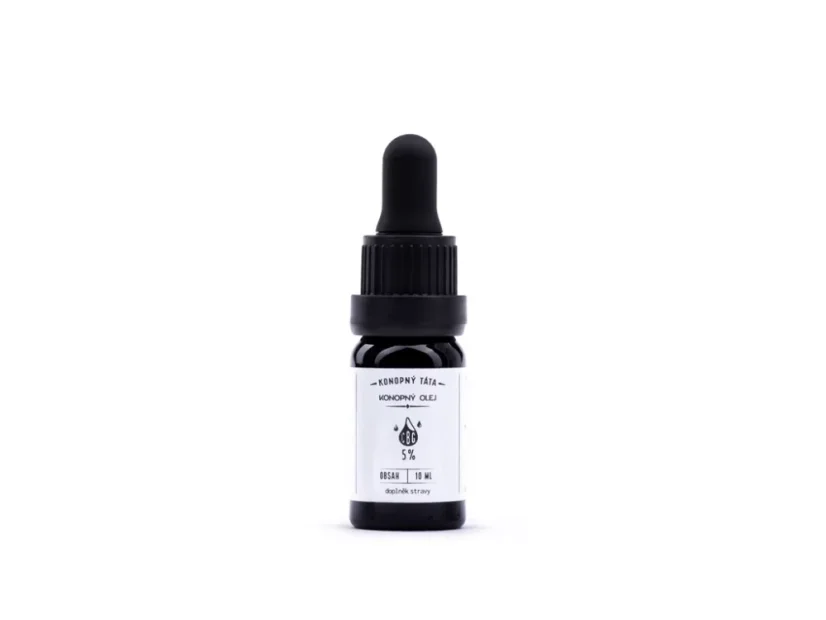 CBG Konopný olej 5%, 10 ml Konopný Táta