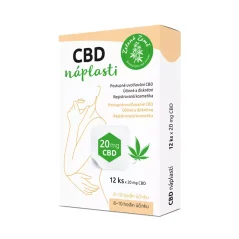 CBD náplasti 12 ks Zelená Země CBD náplasti 12 ks Zelená Země