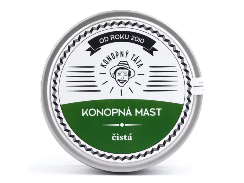 Veľká konopná masť čistá 200 ml Konopný Táta