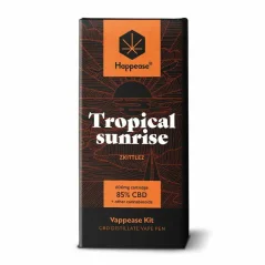 Vapovacia sada Classic 85% CBD, 600 mg Tropical sunrise Happease