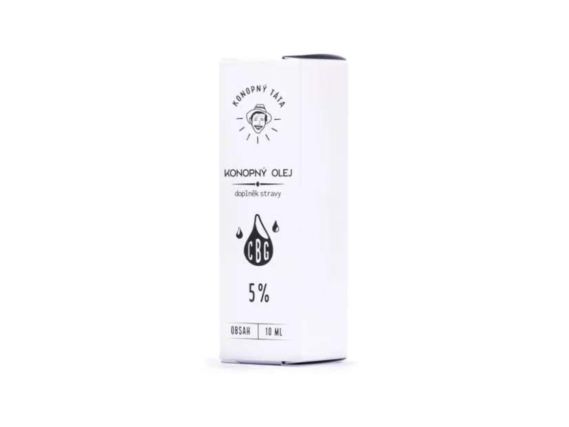 CBG Konopný olej 5%, 10 ml Konopný Táta